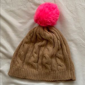 Pom Pom knit beanie